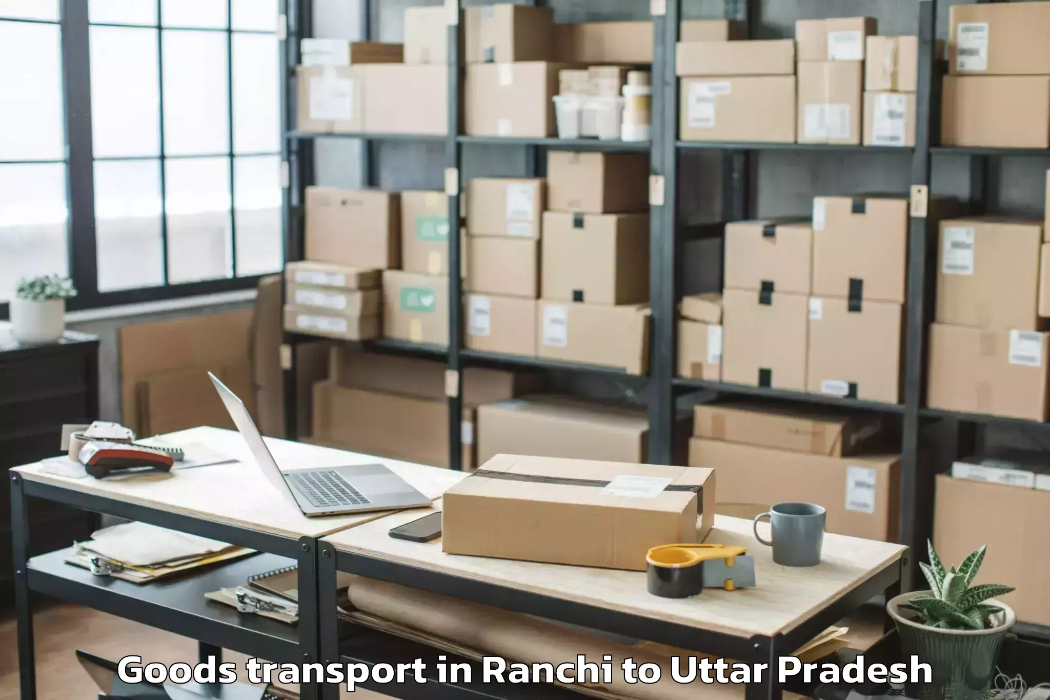 Book Ranchi to Sampurnanand Sanskrit Vishvavi Goods Transport Online